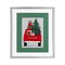 Stupell Industries Sleigh Truck with Christmas Phrases Framed Print Under Glass, design by Jilly Jack Designs